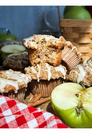 Sourdough Apple Fritter Muffins recipe