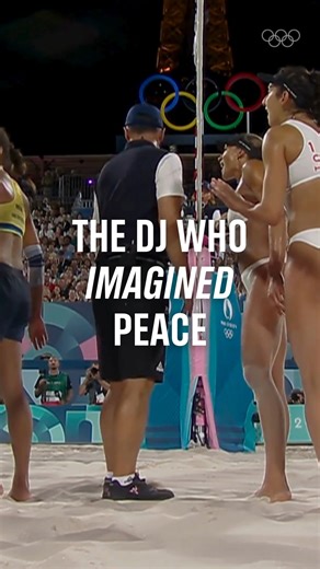 2.9M views · 31K reactions | Fair play is always at the heart of the Olympic Games, even when the competition gets tense. ❤️欄 Beach volleyball DJ Tony Rojas understood that when he played John Lennon’s ‘Imagine’ to end a row at #Paris2024, a moment that has been recognised at the CIFP Fair Play Awards at the Olympic Museum.  #Olympics | Olympics | Facebook