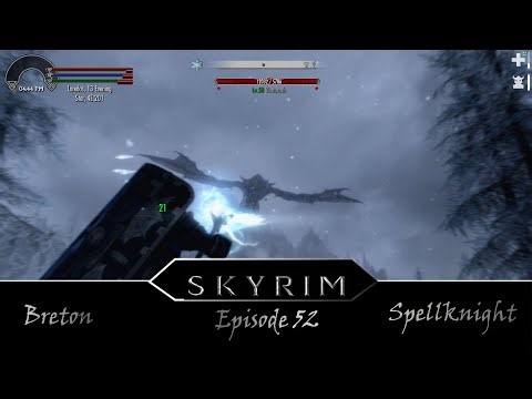 Skyrim Episode - 52 {Breton SpellKnight} {Stealing Frost, Stormcloak Courier, Warlord Gathrik}