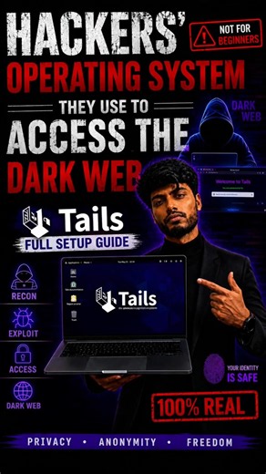 hacker operating system#tailsos #tor #virtualbox #kalilinux #darkweb #ethicalhacking #cybersecurity