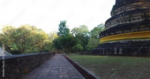 Wat umong temple and grounds of Northern Thailand