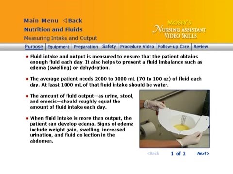 Nutrition Measuring Intake and Output Part 1 (Video Version)