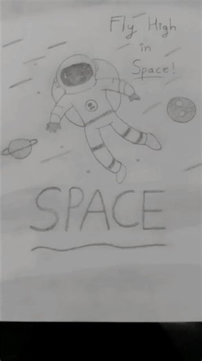 Easy space sketch#easydrawing#easyastronautdrawing#drawing#spacedrawing#shortsfeed#ytshorts#shorts