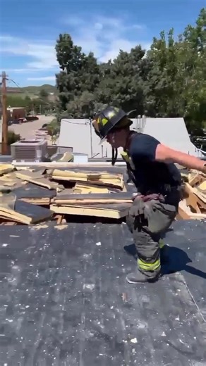 Firefighting Live. | Post vent hole celebrations . . . . . . . Credit:fft_fire #firefighterwife #firefighterswife #firefighterapparel #firefighterfamilies... | Instagram