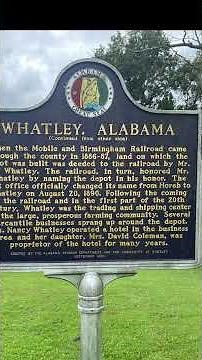 Whatley, Alabama — A Railroad Town’s Rise and Fall 🚂 #Shorts