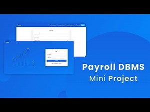 Payroll DBMS Mini Project Using PHP | MySQL