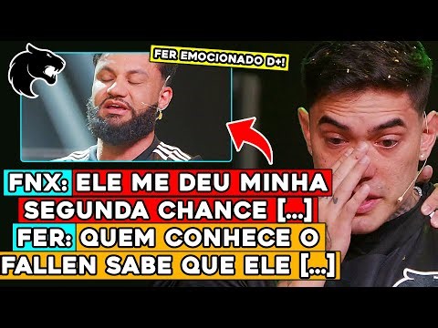 🥺📢 FER & FNX CAEM EM LÁGRIMAS E MANDAM RECADO PARA FALLEN APÓS TÍTULO HISTÓRICO DA FURIA!