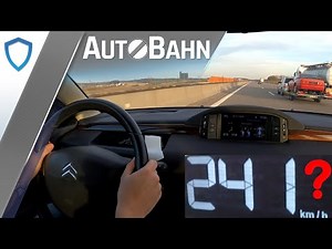 Citroën C6 3.0 V6 HDI 240 - POV drive | 100-200 km/h | Top speed Autobahn