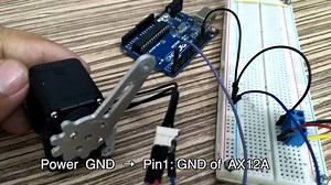 Using Dynamixel AX-12A Servo with Arduino