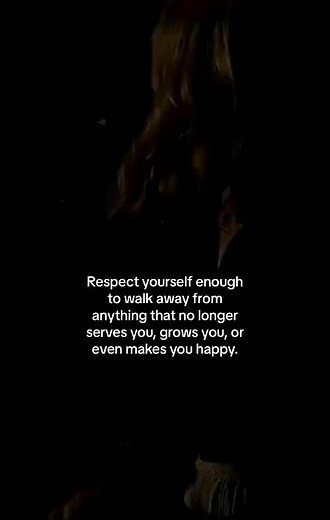 Respect Yourself: Knowing When to Walk Away