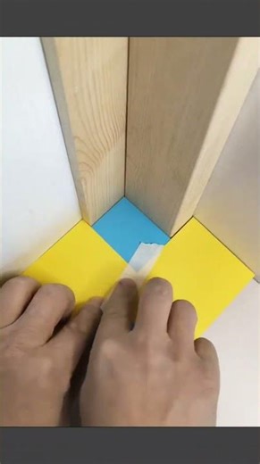 How to quivkly draw line on multiple corners of pillar #lifehacks #DIYskills #carpentry #woodworking