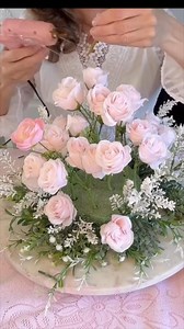 Let’s create a stunning floating floral arrangement using florals, foam and hot glue! Perfect for any size vase! 💐🌸 | Olivia's Romantic Home DIY