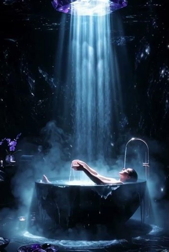 Obsidian Midnight Bath | Luxury Spa Ambience 🖤🌌