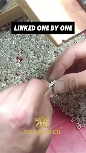 Ever wondered how your supplier makes a tennis chain?