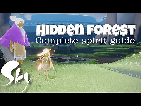 Sky Cotl - Hidden Forest - All Spirits Complete Guide | Noob Mode