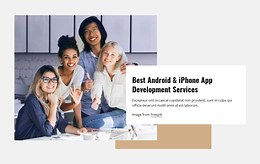 Cross-platform development - Landing Page by Nicepage