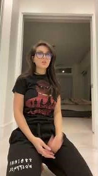 sssniperwolf twerking in sexy black dress