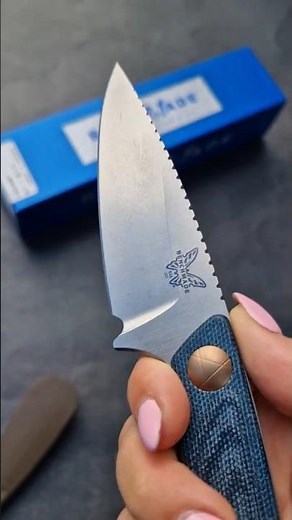 Benchmade 203 Dacian Blue Denin Micarta #benchmadeknives #knifefanatic #blade #knifeworld #blades