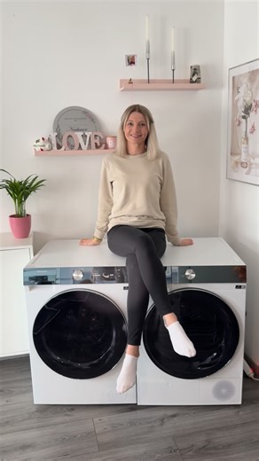 Nadine Neubauer on Instagram: "Werbung || Hi, ich bin Nadine! 🤍 Gemeinsam mit meinem Mann baue ich unser Traumhaus – und das hier wird unser Hauswirtschaftsraum. 🏡🤭 Unser absolutes Highlight darin: die Hisense Waschmaschine und der Hisense Trockner. 😍 @hisense_germany ✨ Farbiges, übersichtliches Display ✨ AI SuperWash für perfekt dosiertes Waschmittel & Weichspüler ✨ Besonders leise & energiesparend ✨ ConnectLife App – Geräte bequem per Smartphone steuern Die Hisense 7S Serie ist für uns ein
