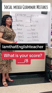 32K views · 1.1K reactions | Social Media Grammar Mistakes #teaching #msjamesteachertips #grammareducator #teachertips #TESOL #teachingenglish #grammar #tfl #msjames #commongrammarerrors #english #language | Faceless Marketing | Facebook