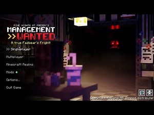 Management Wanted FNAF 2 (Minecraft FNAF Mod)