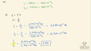 OpenStax College Physics Solution, Chapter 24, Problem 28 (Problems and Exercises)