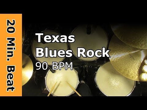 Texas Blues Rock Drum Track 90 BPM | Forget Cowbell, Add More Guitar