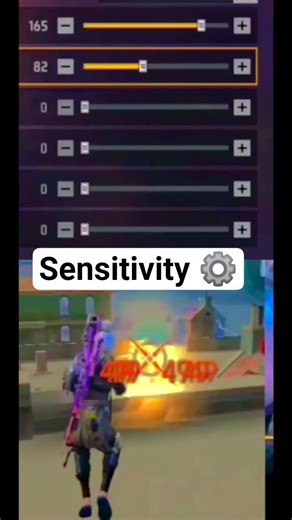 Secret Sensitivity for Only Red Numbers 😱 | Free Fire Max Best Settings #freefire