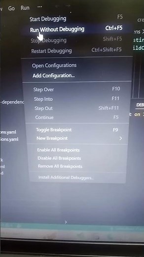 How to run flutter app on vs code
