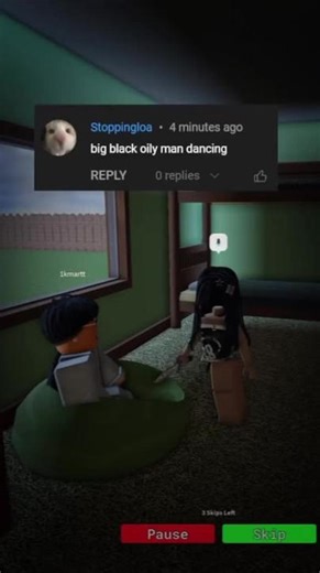 big black oily men dancing😭 #roblox #neighbors #shorts