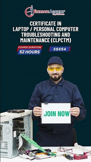 Fix Laptops & PCs Like a Pro | Certificate in Troubleshooting & Maintenance #eversafeacademy