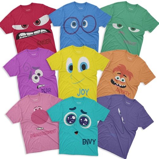 Inside Out 2 Faces Digital Files: SVG, PNG, Dxf (cricut, Silhouette) - Etsy