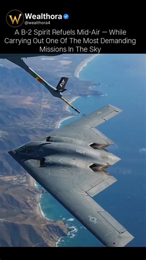 A B-2 Spirit Refuels Mid-Air During One of Aviation's Most Demanding Operations.