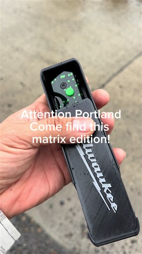 Attention portland, come find this matrix powder coated fastback #scavengerhunt #pdx #portland #milwaukee #construction