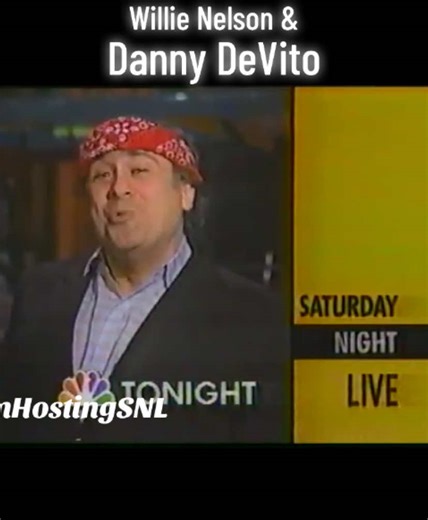 Willie Nelson & Danny DeVito on Saturday Night Live