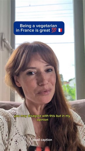 Eva Bonnet 🇫🇷 on Instagram: "What's difficult is sometimes the judgement of French people, I think it's become a little better in the last few years, but when I was young, I was considered a little weird for being vegetarian, also I'm not denying that restaurants in other parts of the world like here in Australia make a bigger effort to offer a vegetarian option. But it's not about the social integration of vegetarians that I'm talking about, it's about the variety of products that we have and