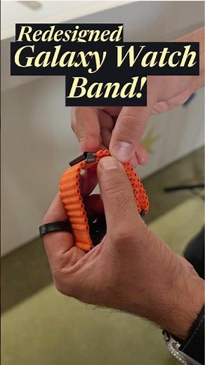 Samsung finally made watch bands simple #galaxywatch #gadgets