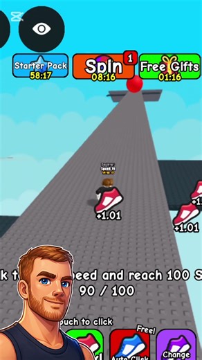 🏃 From Slow to INSANE Speed in Seconds! #roblox #obby #gaming #viral