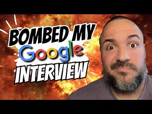 FAILED My Google Interview: Here's What To Do After