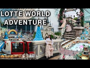 LOTTE WORLD KOREA | The BIGGEST Indoor Theme Park in Asia! | Family Vacation to Korea 🇰🇷