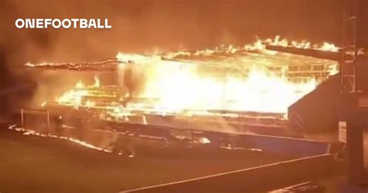 🎥 Fans vent fury after relegation: top-flight stadium in Europe set ablaze