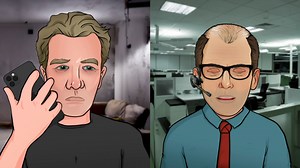 Messing with a Telemarketer. Animation by Cokelogic. Track is called Je,Je,Je,Je. | Jim Florentine