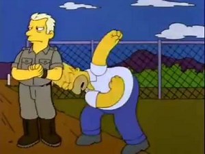 Elephant Stampy. The Simpsons