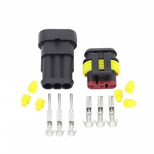 [Hot Item] Factory 3 Pin Superseal Auto AMP Waterproof Connector