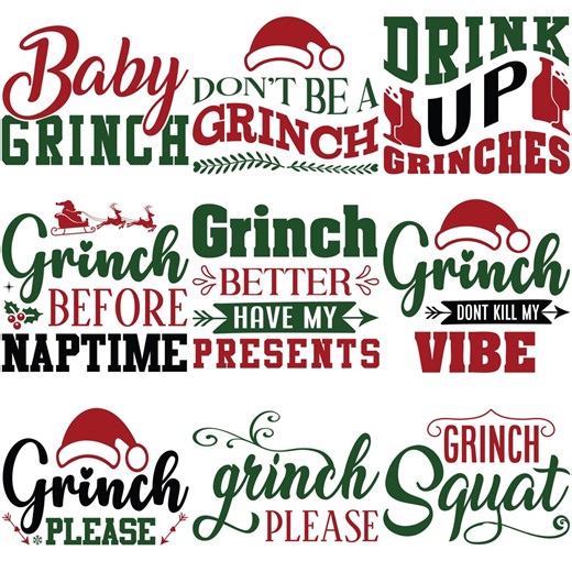 The Grinch SVG PNG Files | Grinch Christmas Svg | Cricut & Silhouette Cut Files | Unique Holiday Design | Instant Digital Download - Etsy