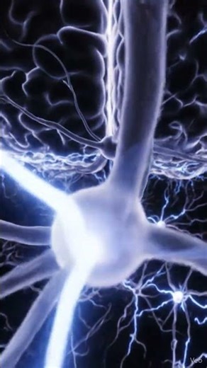 Inside your brain, billions of neurons fire every second. #anatomy #aianimation #neutrons #brain