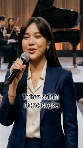 Tuhan selalu menolongku ❤️✝️ #lagurohanikristen #worship #liriklagu #clarisadewi