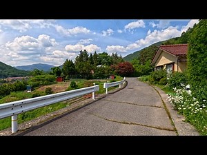Beautiful Scenery of Japan Countryside Village Walking Tour [4K HDR]