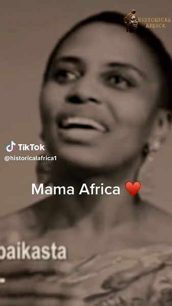 Miriam Makeba: The Fearless Musician from South Africa. #southafricatiktok #miriammakeba #africanhistory #amapiano #apartheid