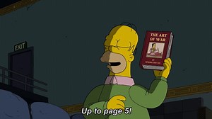 We're just happy he knows how to read. 📚 | The Simpsons